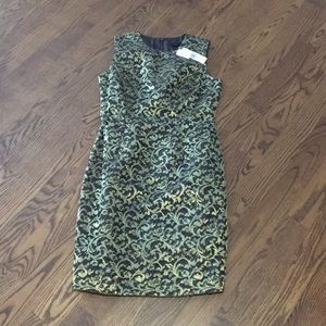 Carmen Marc Valvo Gold Dress